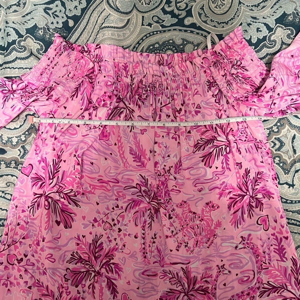 Lilly Pulitzer Ruffle Off the shoulder top (Size XXS) - Picture 11 of 12